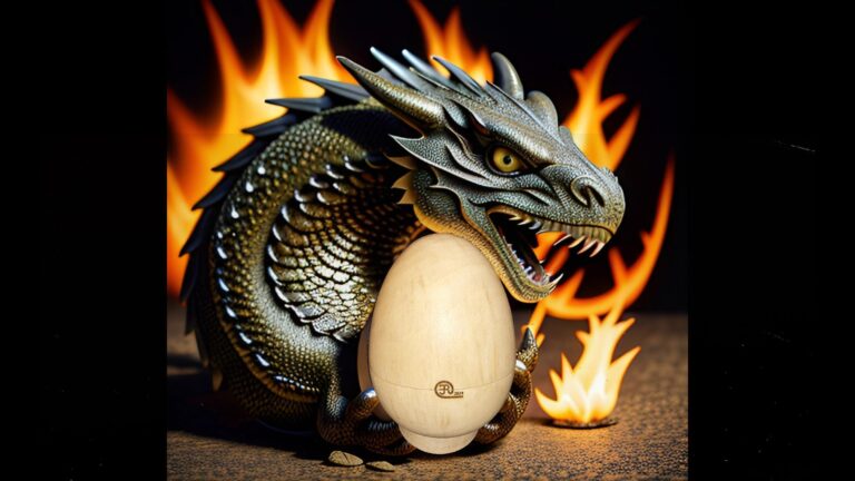 Oeuf de dragon façon karakuri