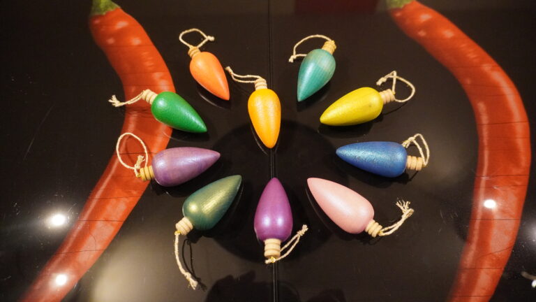 petites ampoules en bois